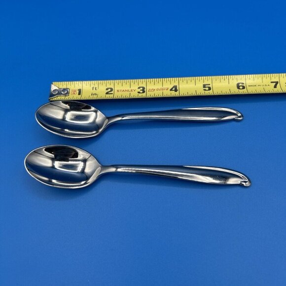 VTG Pageant‎ Stainless Steel PAG1 Japan Stainless Flatware 2 Teaspoons - Picture 6 of 7